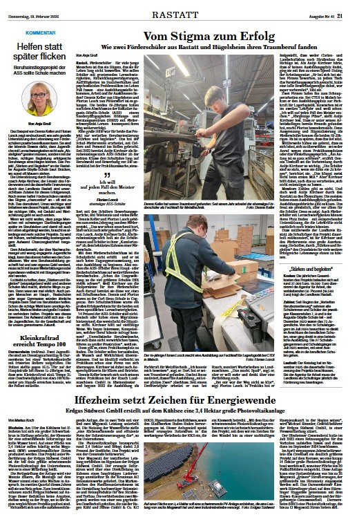 2 Förderschüler finden ihren Traumberuf 